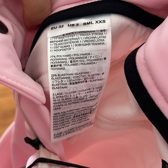 NWT Loveshackfancy x Bogner fire and ice Ireen ski pant in blush. - Picture 9 of 16